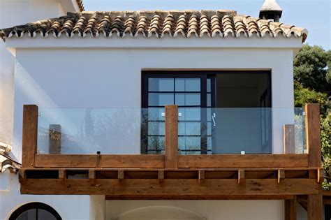 Glulam Timber Balcony Project In Marbella Photos And Details