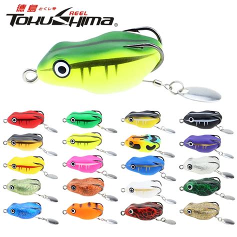 Pcs Frog Fishing Lure Cm G Soft Lure With Double Hooks Top Water