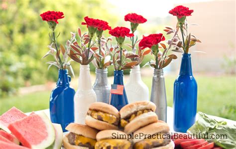 Patriotic Centerpiece Sugar Bee Crafts