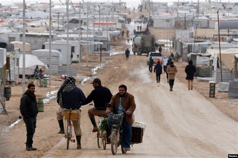 Refugee Camp In Jordan Is Biggest In Middle East