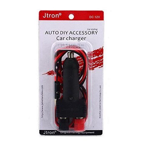 Jtron Dc V A Car Male Cigarette Lighter Plug With Power Wiring