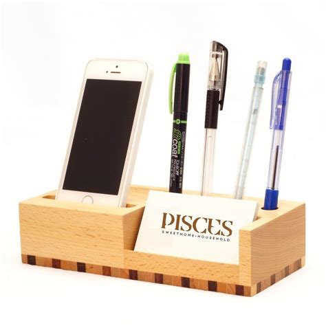 Wooden Mobile And Pen Stand Gifts Container Best Gifts