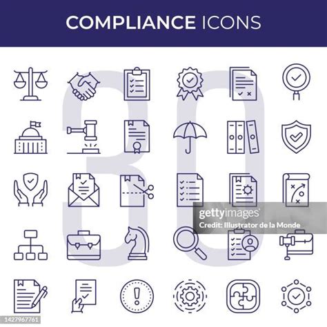 753 Risk And Compliance Icons High Res Illustrations Getty Images