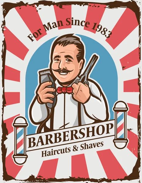 Barber shop banner Stock Illustration by ©mollicart #170878782