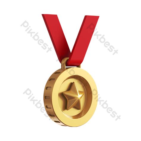 3d Star Shaped Medal Png Images Psd Free Download Pikbest