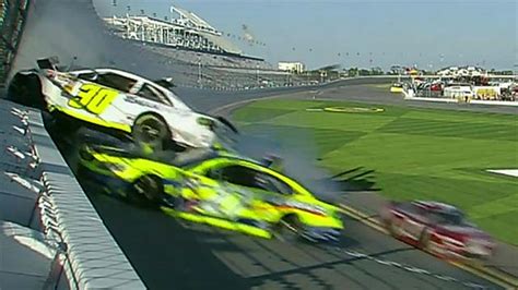 Incredible Multi-Car Crash During Daytona Practice Session