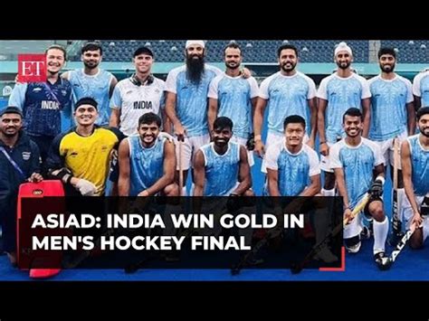 Asian Games India Defeat Japan To Clinch Gold Medal And