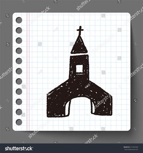 Church Doodle Stock Illustration 317429189 Shutterstock