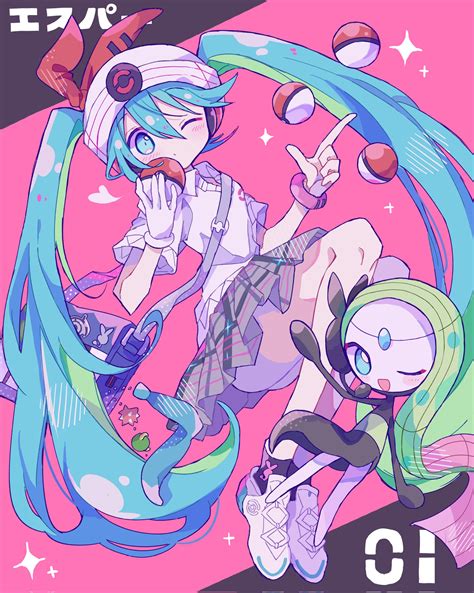 Hatsune Miku Meloetta Meloetta And Psychic Miku Pokemon And 2 More