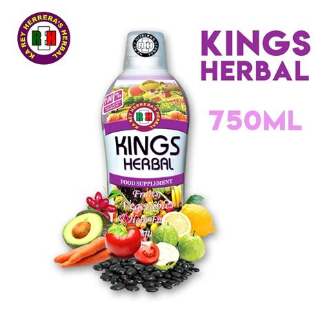 Original Kings Herbal Food Supplement 750ml Reh Ka Rey Herrera 77