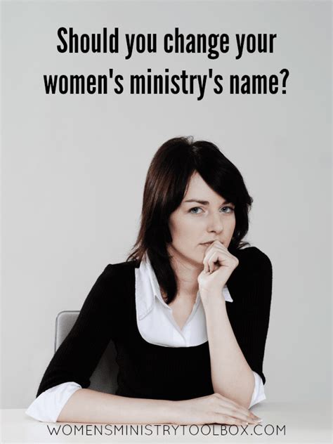 How To Select The Best Name For Your Women S Ministry Women S