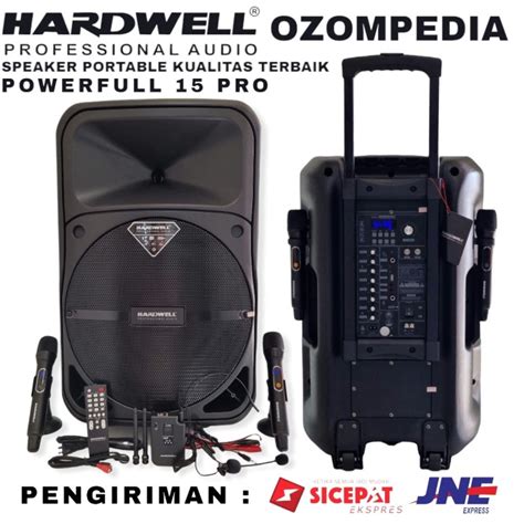 Jual Speaker Portable Bluetooth Inch Hardwell Powerfull Pro