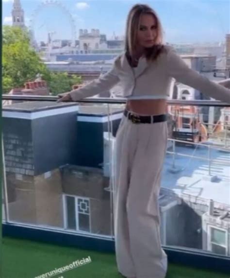 Amanda Holden 51 Looks Ageless As She Puts Toned Abs On Full Display