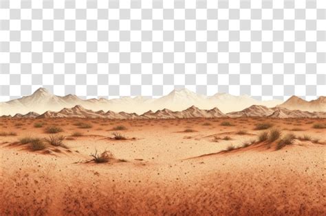 Premium Psd Png Landscape Desert Panoramic Outdoors