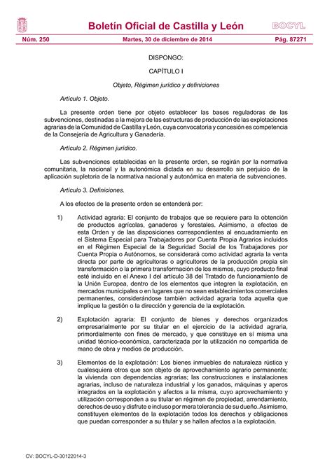 ORDEN AYG 1131 2014 De 19 De Diciembre Por La Que Se Establecen Las