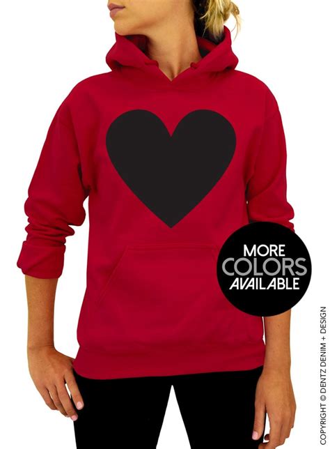 Heart Hoodie Valentine Hoodie Valentines Day Sparkle