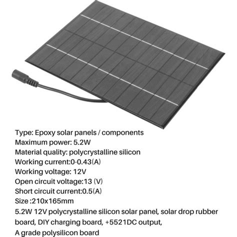 Internet 12V 5 2W Mini Güneş Paneli Polikristalin Güneş Fiyatı