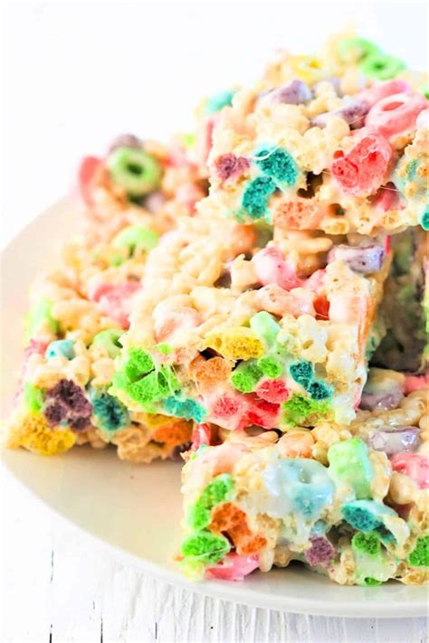 Fruit Loop Marshmallow Treats