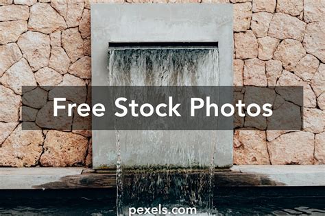 Stacked Stone Waterfall Fountain Photos, Download The BEST Free Stacked ...