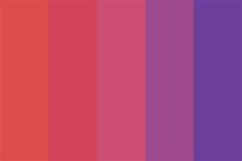 Red to Purple Color Palette