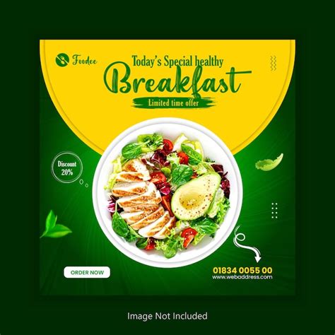 Premium Vector Vector Fresh Vegetables Food Social Media Post Banner