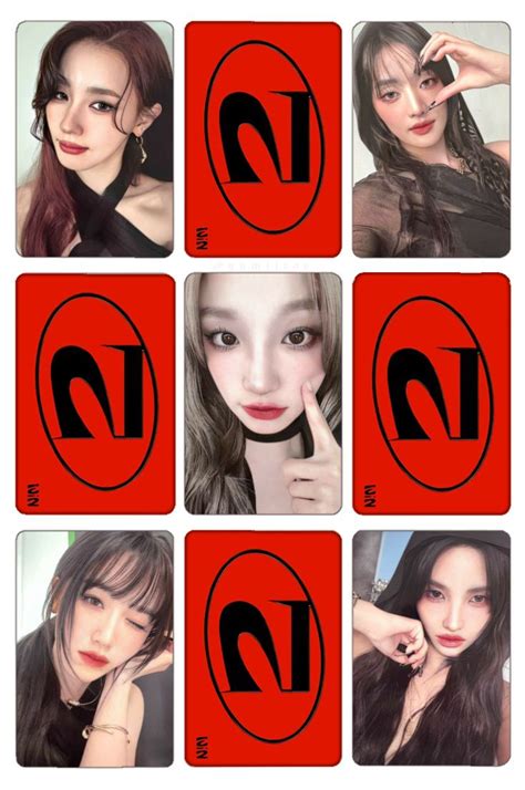 G Idle 2 Poca Ver Printable Photocard Template Frontandback 2024 Fotoğrafçılık Kartlar