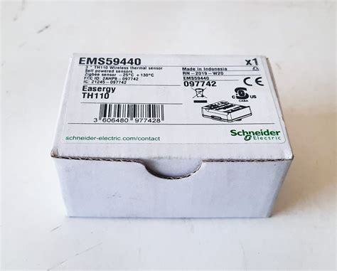 Schneider Ems59440 Easergy Th110 Wireless Thermal Sensor New In Box