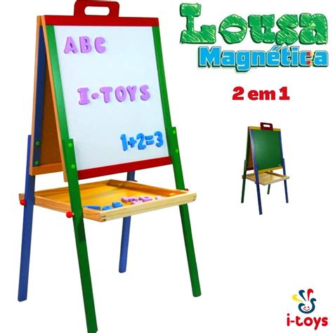 Lousa Infantil Magn Tica Quadro Port Til Envio Rapido Im Nf Shopee