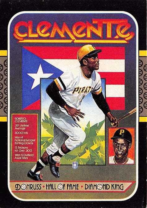 Roberto Clemente Baseball Card