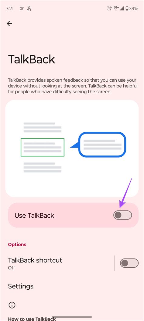 How To Turn On Or Off Talkback On Android Guiding Tech