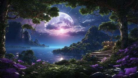 Forest Wallpaper - Moon, Night, Nature #25749