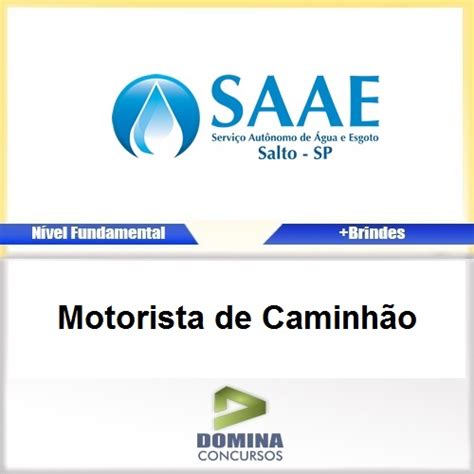 Apostila Concurso SAAE SP 2017 Motorista de Caminhão