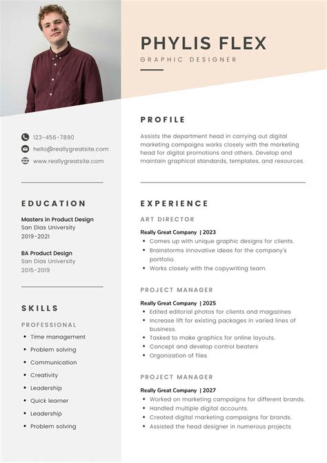 Professional Curriculum Vitae Template Word Template For U