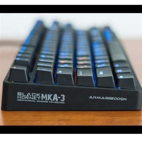 Mechanical Keyboard Black Hornet MKA 3 Armageddon Brown Keys Computers