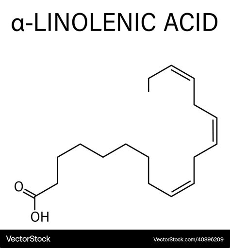 Gamma-linolenic Acid Skeletal Chemical Structure Stock , 54% OFF