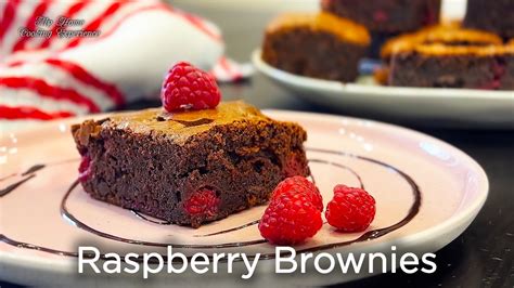 Fudgy Raspberry Brownies Recipe Youtube