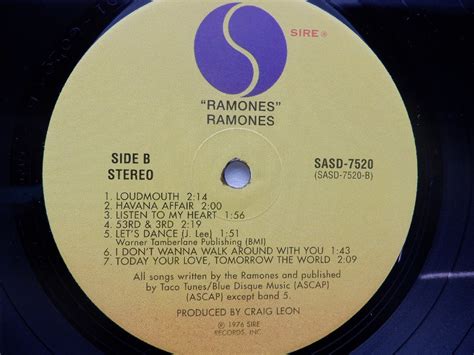 Yahoo オークション RamonesRamonesLP12インチ Sire SASD 75