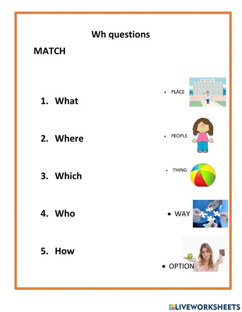 Wh Questions Online Exercise For Grade 3 Wh Questions Wh Questions