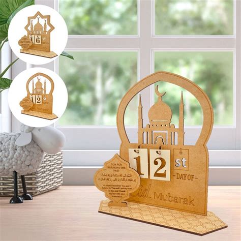 Wooden Ramadan Calendar Creative Ramadan Advent Calendar 30 Day