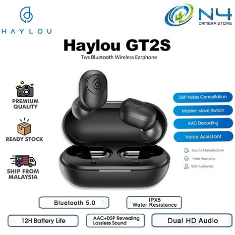 Haylou GT2S TWS Wireless Earbuds bluetooth 5.0 Earphone Mini Portable ...