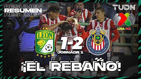 Resumen Y Goles Le N Chivas Ap J Liga Mx Tudn Youtube