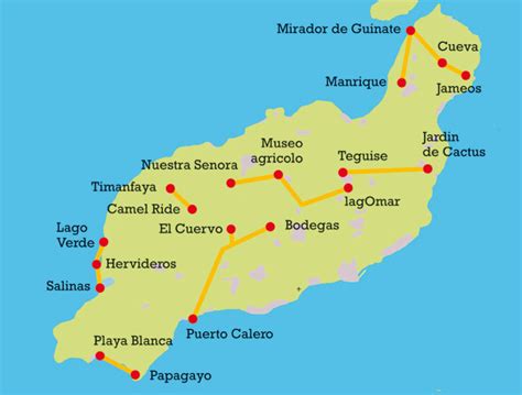Lanzarote Maps The Tourist Maps You Need To Plan Your