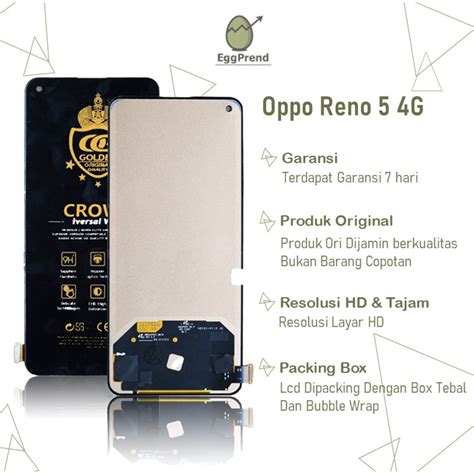 Jual LCD TOUCHSCREEN OPPO RENO 5 4G RENO 6 4G ORIGINAL FULLSET