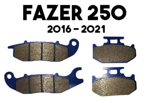 Kit Pastilha Freio Fazer 250 2018 2019 2020 2021 2022 2023 MAXX