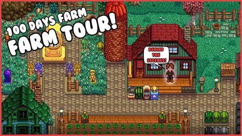 100 Days FARM TOUR Stardew Valley YouTube