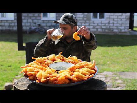 Сочные креветки в хрустящей панировке рецепт