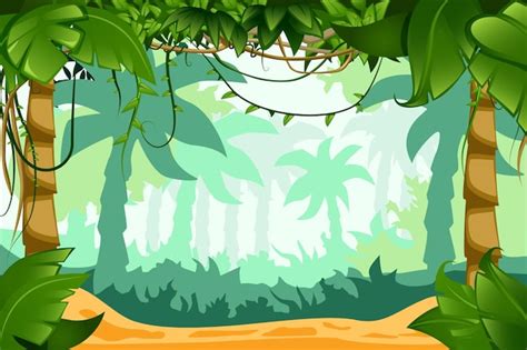 Vectores E Ilustraciones De Selva Tropical Dibujo Para Descargar Gratis Freepik