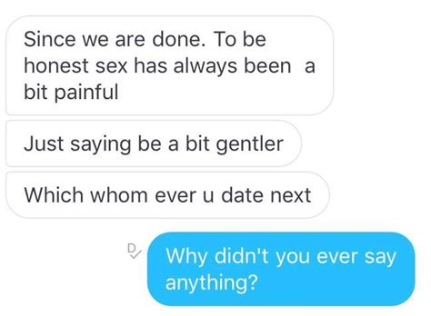 Shouldn T Blame Her For Never Asking But Still Sucks Being Told Sex With You Is Painful R