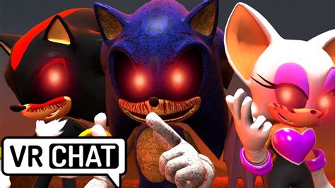 Rouge Exe Meets Sonic Exe And Shadow Exe At Pumpkin Hill Vrchat Youtube