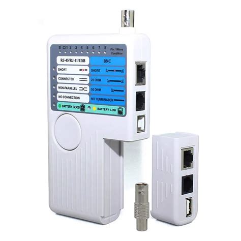 Professional Multi Function 4 In 1 Network Cable Tester Rj45rj11usb